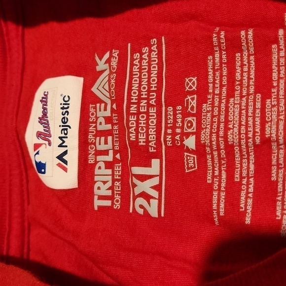 Authentic Majestic Angel's T Shirt - Picture 5 of 5